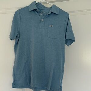 Vineyard vines Boys size Large 16, polo shirt blue